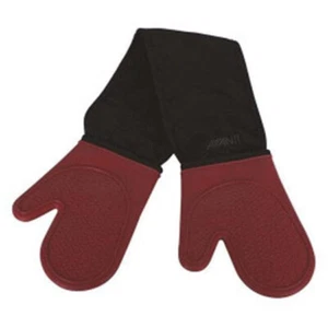 Avanti Silicone Double Oven Glove Kitchen Cooking/Baking Pot Holder Mitt Red - Picture 1 of 1