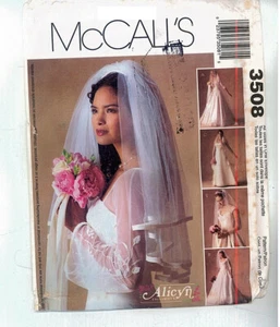 OOP McCalls 3508 Bridal Wedding Veils Alicyn Exclusives Sewing Pattern - Picture 1 of 2