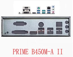 Shield I/O IO Backplate For Asus PRIME B450M-A II Motherboard - Bild 1 von 1