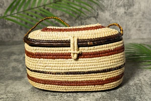 Vintage Hanging Basket Purse - Picture 1 of 7