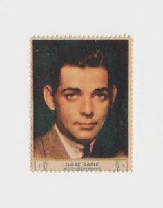 Clark Gable 1932 National Screen Star Stamp - Clean Back - E5 - Film Star - Picture 1 of 2
