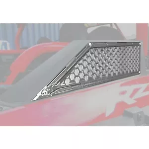 RZR XP Turbo CNC Billet Side Air Intake Clutch Grille Grill Bezels Raw Aluminum - Picture 1 of 5