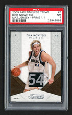 2009 Panini Timeless Treasures #6 DIRK NOWITZKI PRIME JERSEY TAG 1/1 "RARE"