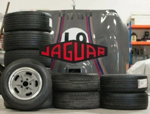 Jaguar Large, Black & Red, Workshop, Steel Sign - Wall Mounted - Picture 1 of 5