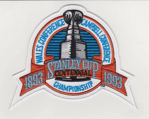 1993 NHL Stanley Cup Logo Jersey Patch Los Angeles Kings Vs Montreal Canadiens Cover