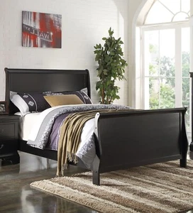 Modern 1pc Full Bed Bedroom Furniture Sleigh Design Headboard Footboard 1136 - Picture 1 of 12