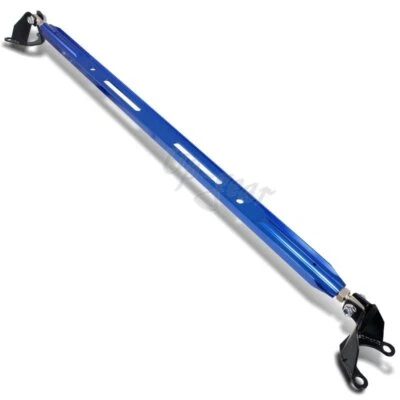 For 1993-1997 Honda Civic Del Sol Rear Upper Blue Aluminum Tower Brace Strut Bar - Image 1 of 3