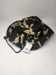 Boonie Bucket Hat Outdoor Fishing Hunting Wide Brim Mesh Safari Sun Hat - Picture 1 of 4