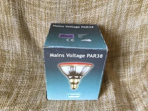 PAR38 80W RED lamp/bulb Crompton E27 - Picture 1 of 5