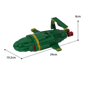 MOC: Special Rescue Aircraft from Puppet Animation 470 Pieces | Brand New - Picture 1 of 6
