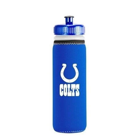 INDIANAPOLIS COLTS 22oz SQUEEZABLE PLASTIC WATER BOTTLE (CLOSEOUT) Cover