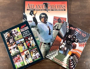 Atlanta Falcons 1995-1996 Media Guide Yearbook Lot NFL Football Vintage 90s - Picture 1 of 7