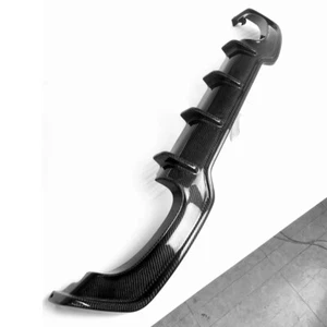Carbon For Toyota Corolla Auris 12th 5D Rear Bumper Diffuser Lip Spoiler 2020 - Picture 1 of 11