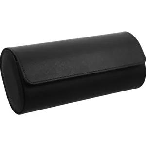 3 Slots Portable Box Watches Organizer Storage Holder Black Watch Travel Case - Picture 1 of 17