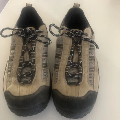 Adidas Zapatos de Senderismo Para Mujer Cuero Tostado Trail Senderismo Botas Con Cordones Talla 7.5 M Foto 1 de 4