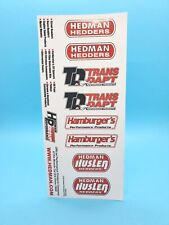 HP Hedman Performance racing stickers Lot Of 8 Small 2in Stickers. See Descripti