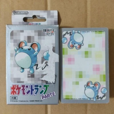 Pokemon Playing Cards Poker Decks Silver Part 2  Nintendo 2000 Sealed  TCG - Изображение 1 из 4