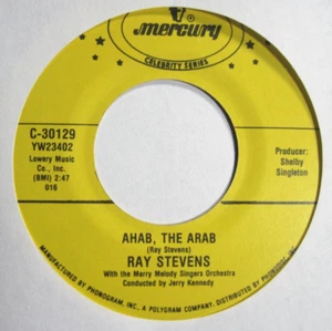 RAY STEVENS * 45 * Harry The Hairy Ape / Ahab, The Arab * MINT * Vinyl * RI - Picture 1 of 1