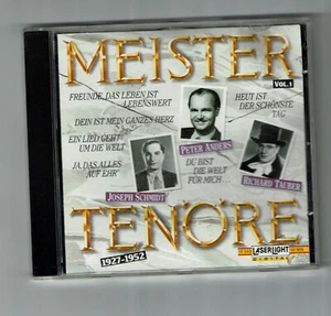 CD Meister Tenöre - Meistertenöre 1927-1952 Joseph Schmidt P. Anders R. Tauber - Bild 1 von 1