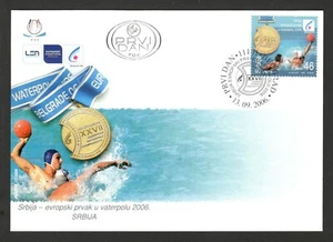 SERBIA - FDC - SERBIA WATERPOLO EUROPEO - 2006. - Imagen 1 de 2