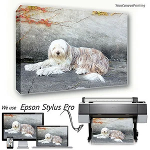 Impresión en lona personalizada de 8"" x 10"" impresión de tu foto imagen caja impresa enmarcada - Imagen 1 de 5