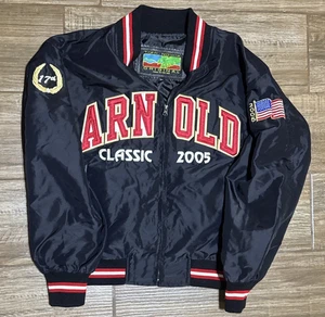 Arnold Schwarzenegger 2005 World Bodybuilding Championships Nowak Jacket Size S - Picture 1 of 4