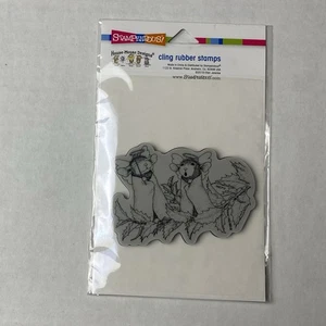 Stampendous House Mouse Designs Sello Adhesivo HMCP19 Ángel Ratones Navidad Nuevo - Imagen 1 de 2