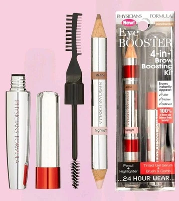 Physicians Formula, Universal Brown 6631, Eye Booster Brow Boosting kit 4-in-1 - Image 1 of 3