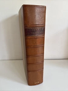 1778 Antique Middleton’s Dictionary - Encyclopedia Arts & Sciences - 80 Plates - Picture 1 of 20