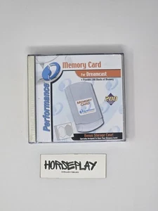 Performance Sega Dreamcast Memory Card. Sealed. Brand New - Picture 1 of 5