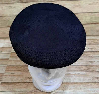 Gorra Kangol Para Hombre Tropic 504 Ventair Newboy Gorra Radio Clásica Mediana Negra Nueva Foto 1 de 4