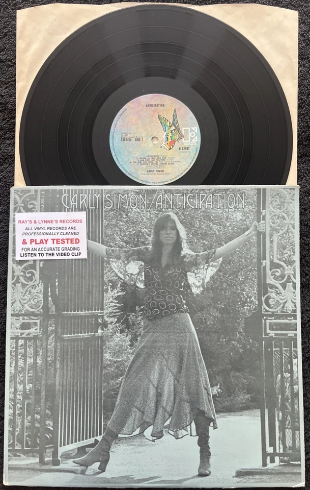Carly Simon – Anticipation Vinyl LP 1st PRESS 1971 CLEANED/TESTED VG/VG+ VIDEO - image 1 of 4