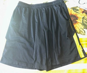 Nike Livestrong Dri-FIT Running Gym Shorts Herren XXL schwarz gelb Sport Sport - Bild 1 von 7