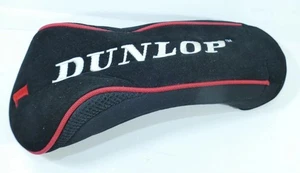 Dunlop Logo Golf Club Cover Slide On Type Number 1 Black Red Pinstripe - Picture 1 of 6