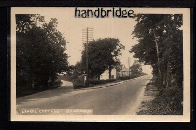 Sandford, Village View - near Wareham - real photographic postcard - Image 1 of 2