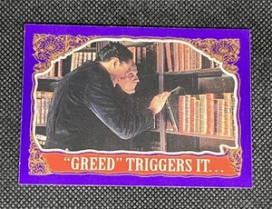 “Greed” Triggers It… The Addams Family 1991 Topps #36 Raw Trading Card - Foto 1 di 2
