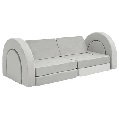 Sofá de juego modular para niños pequeños 12 piezas sofá seccional sala de juegos para niños niñas Foto 1 de 4