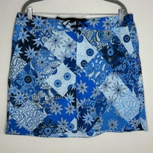 RipSkirt Hawaii Rock Damen X-Large blau Patchwork blau Schwimmen Cover Up Stretch - Bild 1 von 11