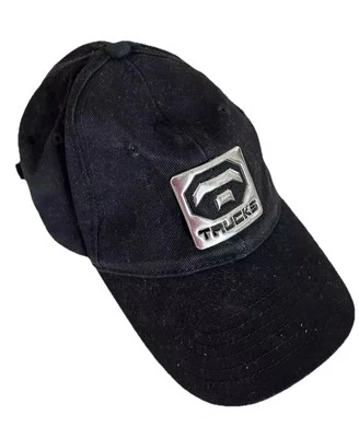 Toyota Trucks Tundra Trucker Hat Cap Black adjustable Strap 100% Cotton - Image 1 of 4