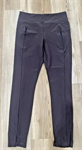 Pantalones ajustados al tobillo Athleta Stellar para mujer pequeños marrón nailon elástico - Imagen 1 de 10