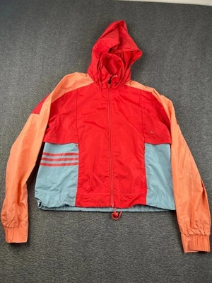 Chaqueta cortavientos con capucha Adidas Color Block para mujer Foto 1 de 4