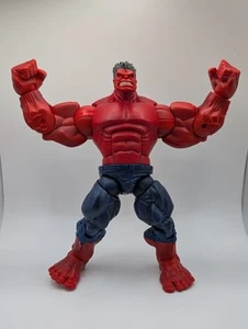 Figura de acción Marvel Legends Toy Biz RED HULK Build-a-Figure - Imagen 1 de 9