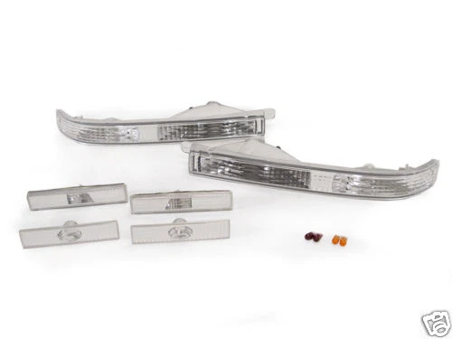 Clear Front Bumper Signal & Front + Rear Side Marker For 87-88 Toyota Supra Mk.3 Foto 1 de 1