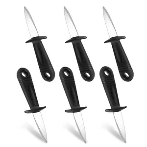 6pc Oyster Shucking Knife Set - Ergonomic Handle Dishwasher Safe - For Kitch... - Picture 1 of 7
