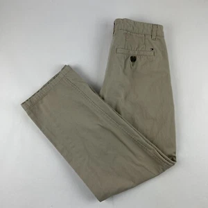 Tommy Hilfiger Chino Pants Boys 18 Khaki Flat Front - Picture 1 of 9