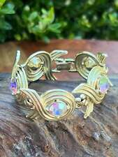 Vintage Sarah Coventry Aurora Swirl Rhinestone Bracelet