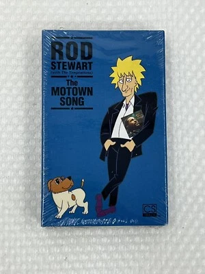 Rod Stewart w The Temptations Motown Song (Sealed Cassette, 1991, First Edition) - Image 1 of 2