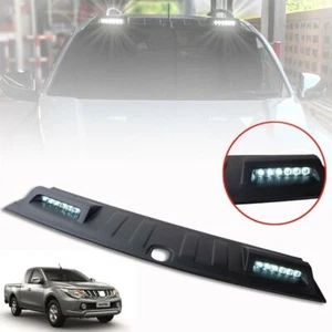 Alerón de techo negro mate para 2015-2023 Mitsubishi Triton L200 con luces LED - Imagen 1 de 6