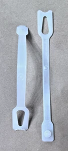 2 Vintage TUPPERWARE KITCHEN TOWEL HOLDER OR PASTRY SHEET STRAPS #498 - Picture 1 of 6