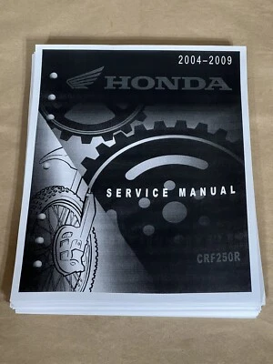 Printed Official Service Shop Repair Manual 2004-2009 Honda CRF250R CRF250 R - Image 1 of 3